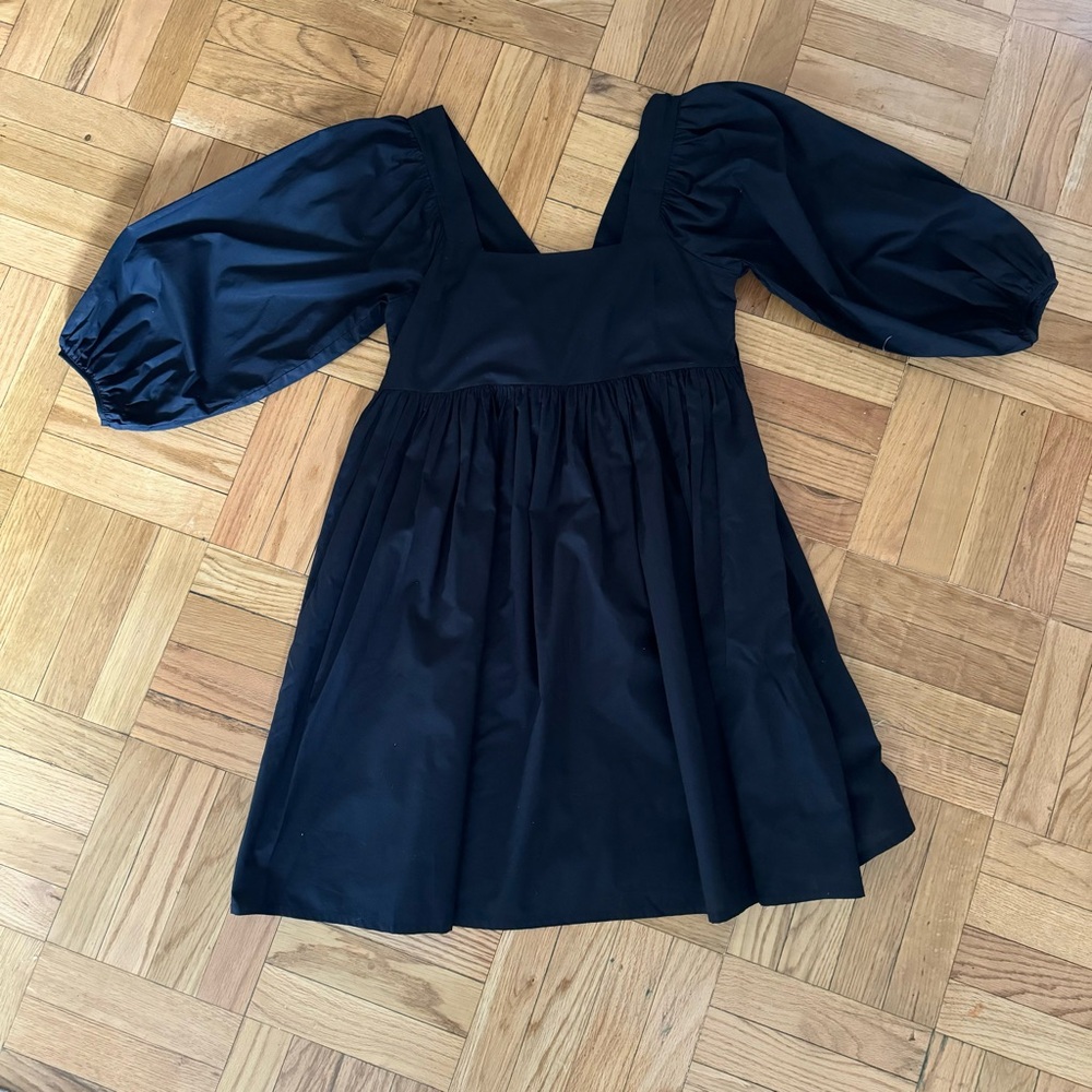 Just Female pouf Sleeve dress